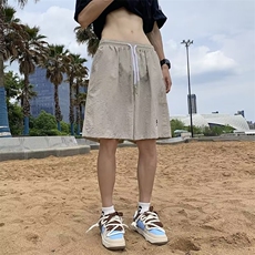 工装短裤子男士夏季新款短裤五分休闲裤男生宽松运动中裤男，男装牛仔裤，星座716-3