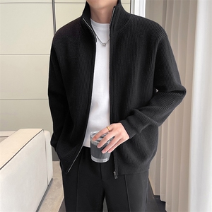 轻熟风~2025秋季立领拉链开衫毛衣 M004/P85图片