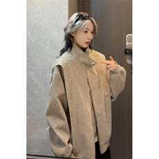 春季扎染拼接皮衣美式复古外套男痞帅夹克男女C64137-TP65不，男装夹克，电商A102