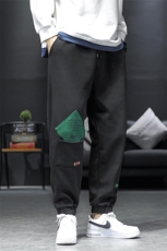 日系大码M-5XL长裤潮裤子运动潮牌休闲裤男女同款九分裤K01P50，男装休闲裤，星座227-7