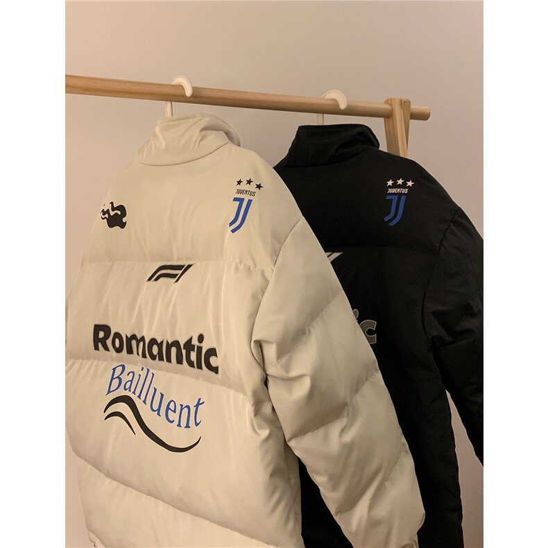 冬装新品面包服棉服潮印花情侣棉衣加厚宽松外套潮D238P118男,男装棉衣,电商A335-1（原A458）