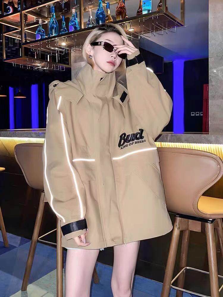 新款风衣外套，女装风衣，爱丽伽