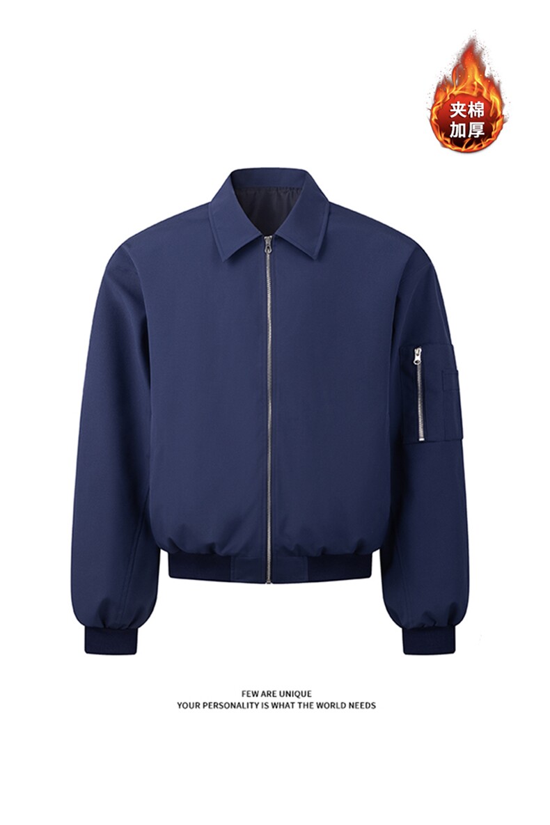 冬季新款夹棉加厚短款飞行棉服男复古百搭外套5D1180-TP5598,男装棉衣,电商A102