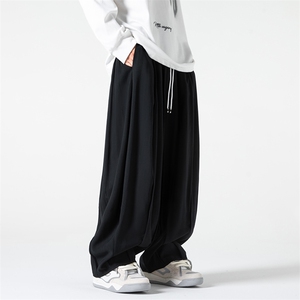 春夏 大码日系工装裤阔腿裤港风休闲哈伦裤中性美式潮 K230/P70图片