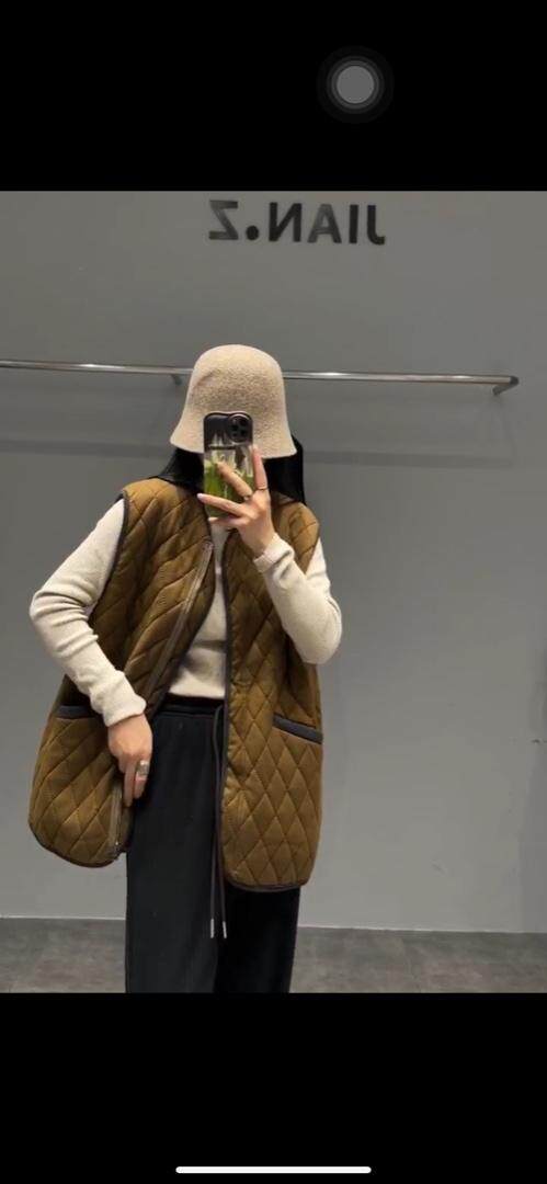 秋冬新款压格马甲，女装马甲，JIAN.Z 简.站