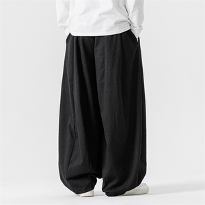 秋冬新款 大码日系工装裤休闲裤宽松垂感阔腿裤风潮 K269/P65图片