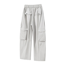 白底宽松阔腿弯刀直筒长裤大码M-5XL潮牌工装裤CK78054P55控89，男装工装外套，星座227-7