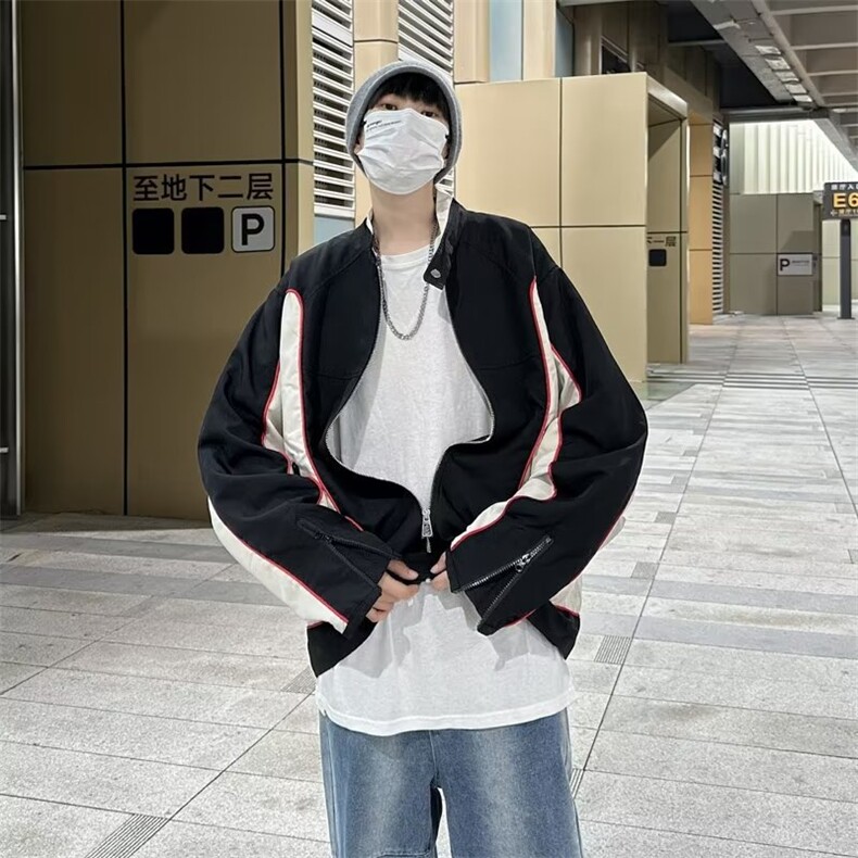 秋季青春流行男夹克文艺潮外套J651P68,男装夹克,星座1116-2