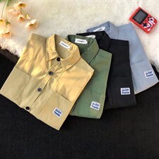男日系短袖衬衫男夏季宽松ins潮流复古百搭休闲半袖衬衣C91P35，男装衬衫，星座1116-2