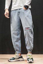 2021马切达日系秋季新款大码束脚宽松九分牛仔裤男K299-P50，男装牛仔裤，电商A001