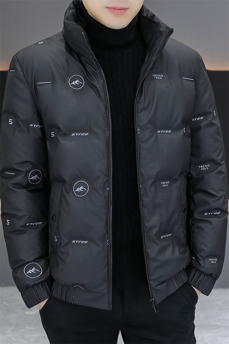 1018-MY926-P70棒球领棉衣外套男士2025冬季新款加棉加厚立领棉服,男装棉衣,星座1018
