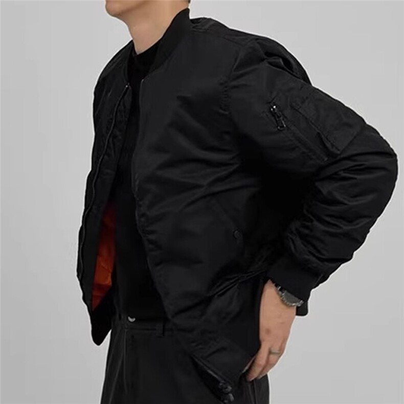 MA1飞行员棒球服加棉户外保暖情侣款夹克棉服上衣防水外套JK18,男装夹克,星座210