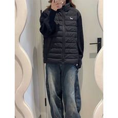 腊肠小狗刺绣针织拼接羽绒棉服外套ZM0163-P110，男装棉衣，星座313A(原308A-2)