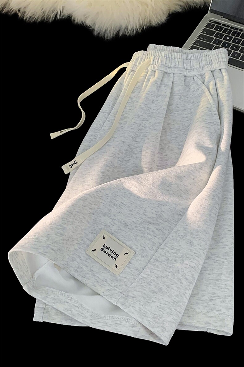 K2533-华棉花灰色卫裤短裤,男装休闲裤,星座1103-4（原1114）