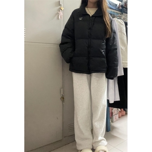 加绒纯色卫裤百搭款休闲裤ZK059-P55 常规给45图片