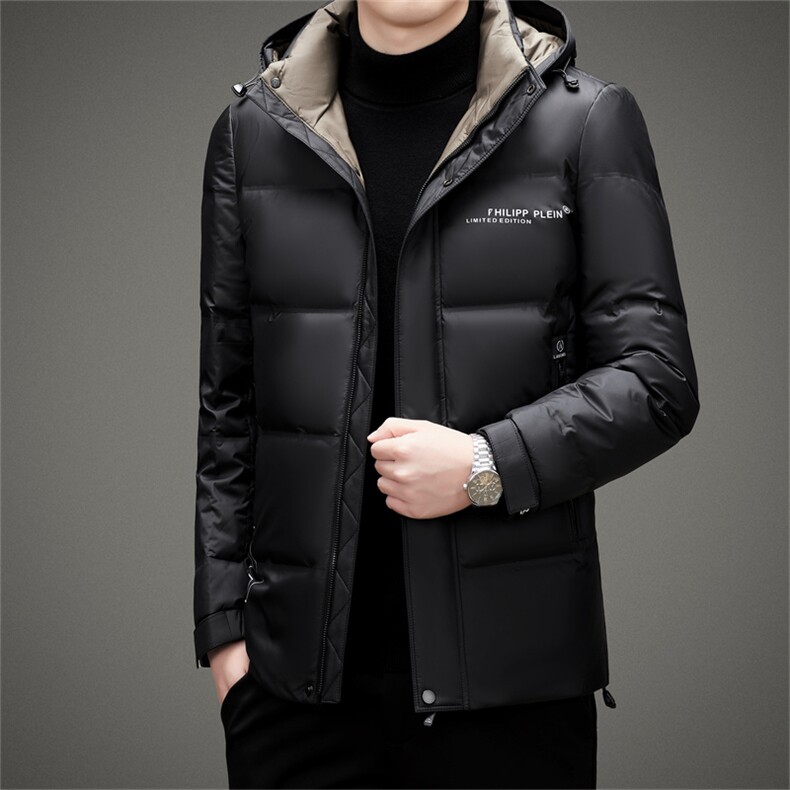 BAMJ-8979钱塘2020-2冬季厚款商务休闲中年男士有帽羽绒服P230图片