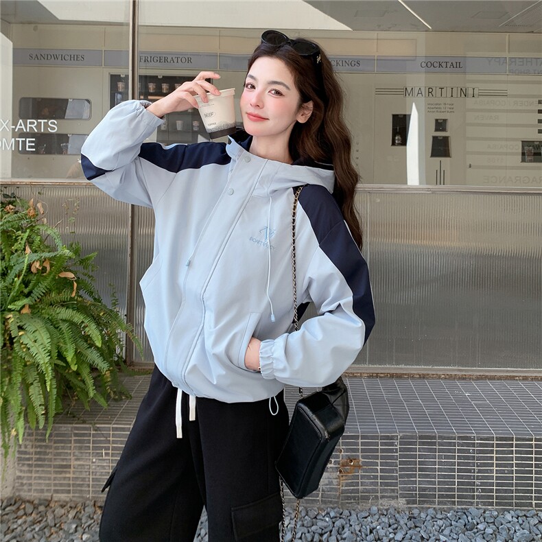 现货！现货！2026年春季新款减龄百搭宽松短款外套女,女装短外套,2C306