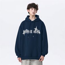 秋季新款字母卫衣wlcm-6523仿棉连帽特批35控59，男装卫衣，星座605(原A050)