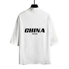 HF59001-P40风汉服男开衫外套七分袖道袍网格挂拍，男装民族服装，电商A040A