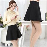 2021年春季短裙修身半身裙纯色通勤潮流，女装半身裙，韩美纤衣
