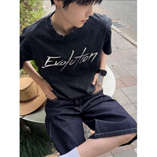 网图现货！谢霆锋演唱会同款T恤短袖设计感-EX50743-特批25，男装T恤，电商A061
