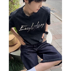 网图现货！谢霆锋演唱会同款T恤短袖设计感-EX50743-特批25图片