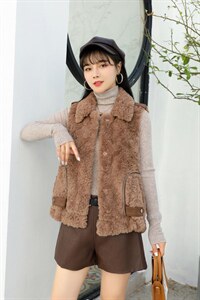 冬装皮毛一体图片