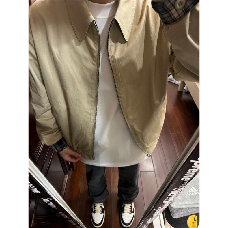 【有货】cleanfit美式复古卡其色短款外套两面穿夹克W257LL-特P80,男装夹克,星座1007（原301D）