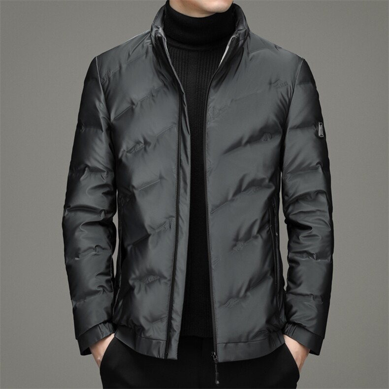 冬季羽绒服男新款中年男士爸爸加厚休闲灰鸭绒外套MYYL120-P220,男装羽绒服,电商B212（原钱塘6029）