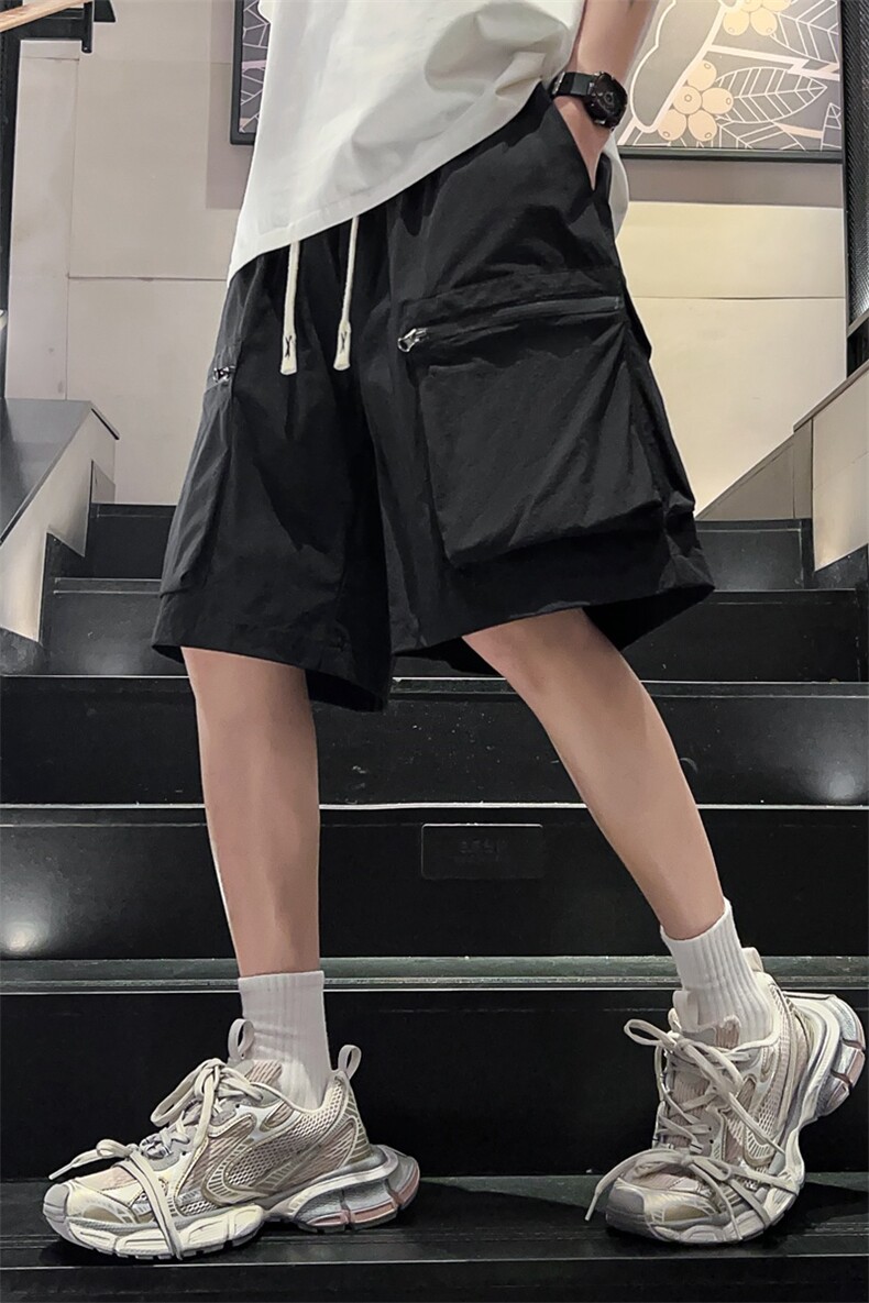 高品夏季工装短裤男纯色宽松大码运动五分裤DSA157B-D605-特P43,男装牛仔裤,电商A157B
