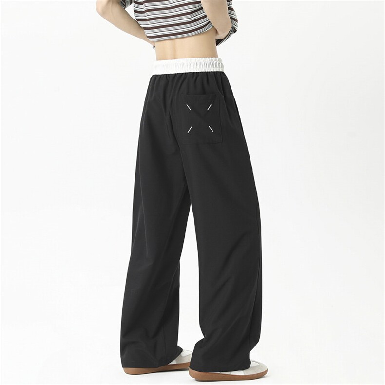 冰丝速干撞色马吉拉西裤垂感聚酯纤维310A-4-XK19-特批25，男装休闲裤，星座310A-4