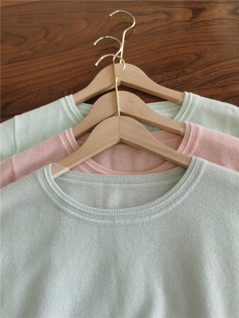 夏季新款针织短袖时尚百搭套头上衣，女装针织衫/毛衣，晨收贸易商行