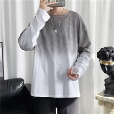 扎染长袖ins学生内搭简约百搭T恤上衣服已下架W523-P28，男装T恤，星座512-4