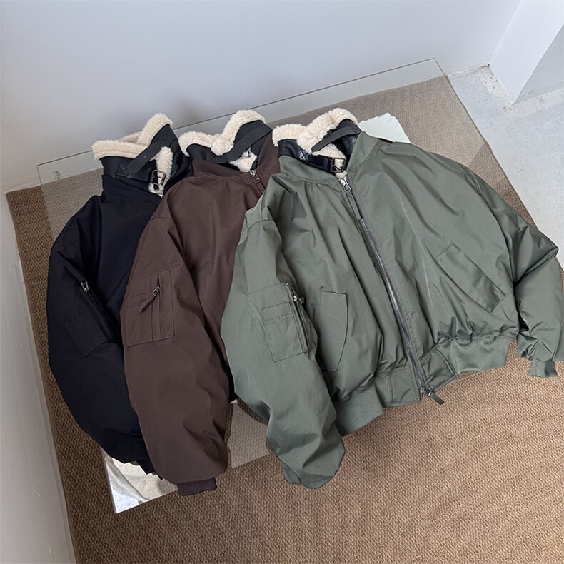 现货在仓 可换不退 ！W2705 M-3XL 两面穿雪丽棉棉服图片