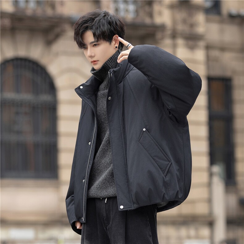 设计师款羽绒服夹克男冬装新款极简风防寒羽绒外套2599-P350控668,男装夹克,电商A355（原A415）