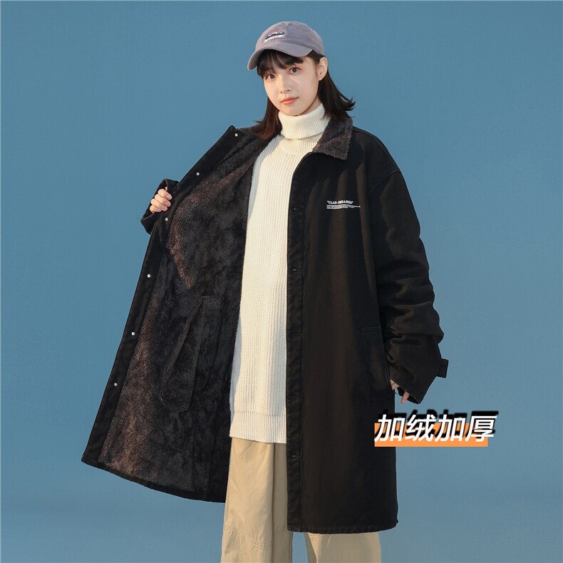FY645J-P98-限价148M-5XL女中性羊羔毛长款棉服冬装大码cityboy,男装棉衣,星座116