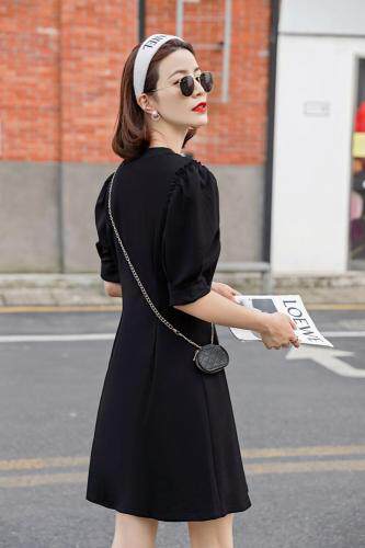 夏季赫本风连衣裙，女装连衣裙，欧硕米雷