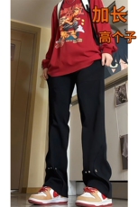 春季加长版裤子男高个子微喇牛仔裤185cm110直筒修身长裤KZ015P60，男装牛仔裤，电商B312