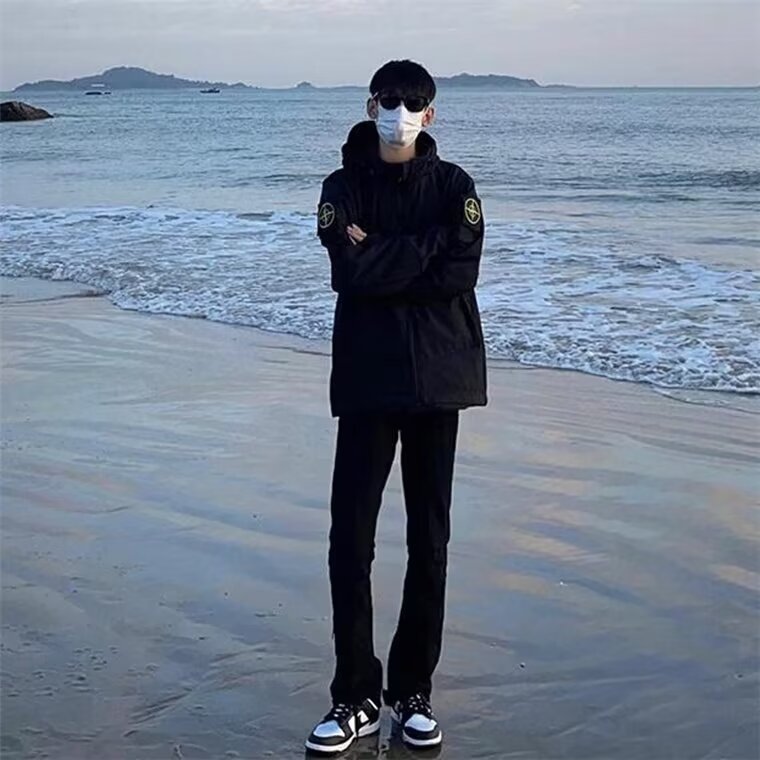 夏季男士牛仔裤美式复古潮流直筒百搭裤子宽松阔腿休闲牛仔裤男,男装牛仔裤,星座1210-1