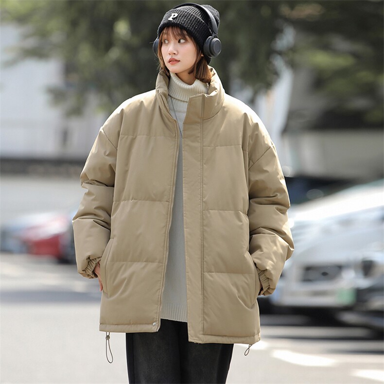 多色港风冬季立领纯色加厚上衣外套棉衣男MY99999P65，男装棉衣，星座1204-3