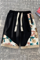 2025夏季时尚潮刺绣五分短裤k40-p50-控78，男装牛仔裤，星座816A（原B366）