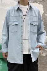春季牛仔夹克男潮流韩版外套港风潮牌宽松休闲上衣8199-P75，男装夹克，电商A318