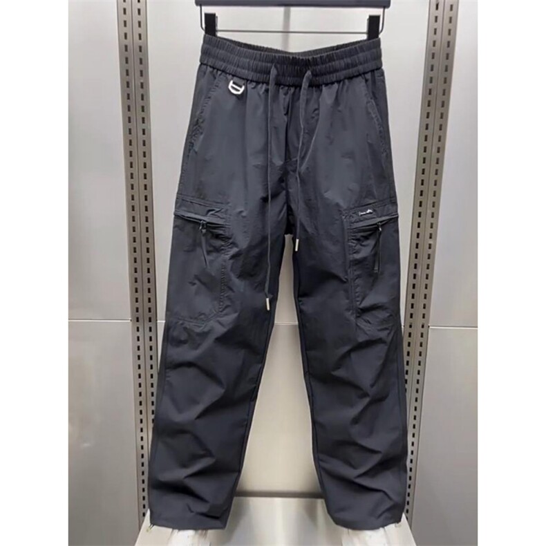 1506-1/KH10101/P46素拼男装春季新款休闲裤潮牌设计感痞帅炸街,男装休闲裤,星座1506-1