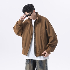 港风日系座山蟒夹克立领短款设计感外套XZ213-JK8000-P75控128，男装夹克，星座213