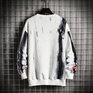 【】A003-HW3088-P55春装新款时尚扎染潮牌卫衣 网格挂拍图片