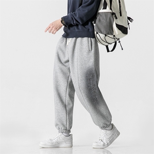 M-8XL 新疆棉 秋季新款大码束脚工装潮流休闲裤 109-K006-P55图片