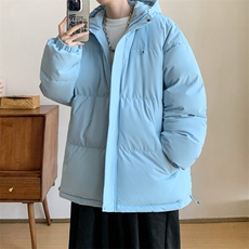 棉服男女士韩版潮流宽松百搭连帽2024冬季ins棉衣外套MF250-P79，男装棉衣，星座412-3