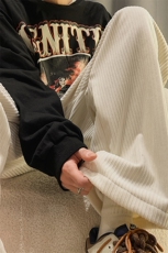 8XL-M秋冬款特大码胖子运动裤灯芯绒卫裤男9028P45控58，男装休闲裤，电商D206-1