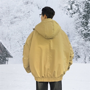 棉服男冬季新款港风宽松连帽棉衣MF9006-P90图片