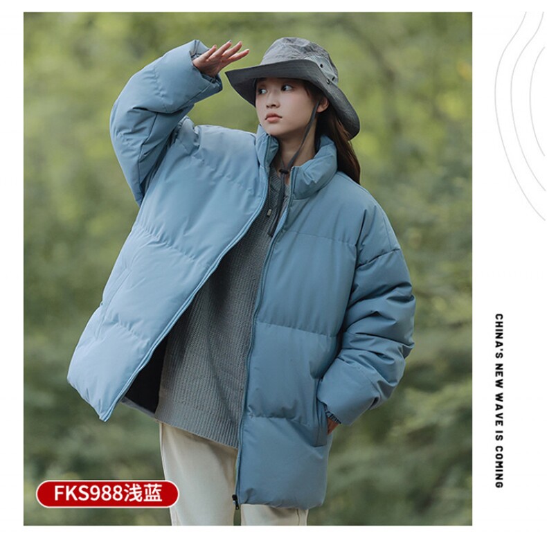 F464P62情侣oversize棉服学生连帽假两件港风宽,男装棉衣,星座512-6